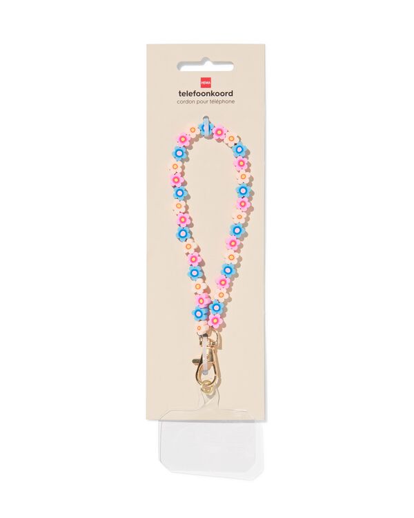 telefoonkoord armband bloemen - 39600386 - HEMA