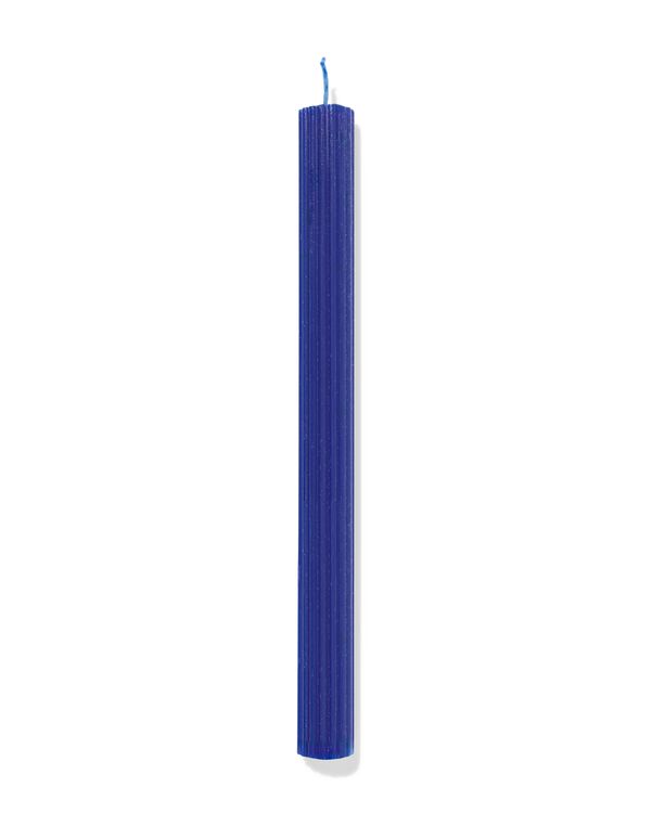 huishoudkaars Ø2.2x24cm relief blauw - 13504023 - HEMA