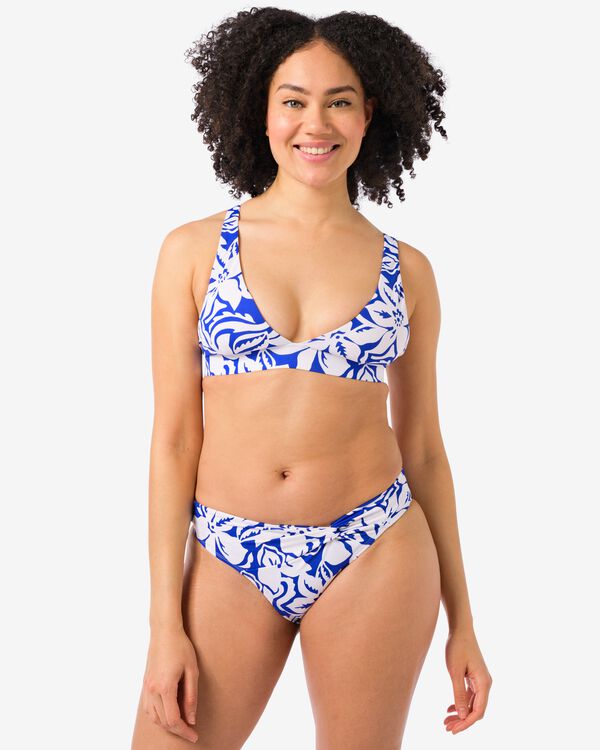 damesbikinibroekje blauw blauw - 22351770BLUE - HEMA