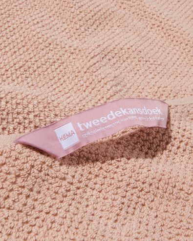 handdoeken tweedekans recycled katoen lichtroze lichtroze - 1000031878 - HEMA